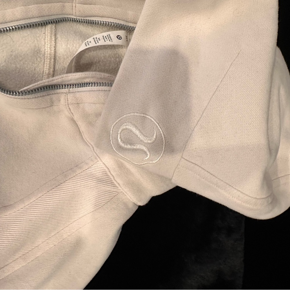 Lululemon Athletica Cream Zip-Up Hoodie - Picture 5 of 5